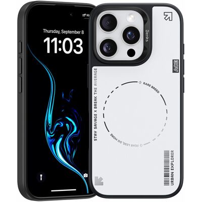 Zadní kryt Benks Dynamic Minimalist pro iPhone 16 Pro Max white Zadní kryt Benks Dynamic Minimalist pro iPhone 16 Pro Max white