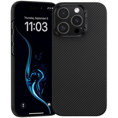 Zadní kryt Benks Magnetic Armor Air Kevlar PC Frame 600D (E065) pro iPhone 16 Pro black Zadní kryt Benks Magnetic Armor Air Kevlar PC Frame 600D (E065) pro iPhone 16 Pro black