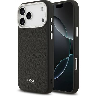 Zadní kryt Lacoste PU Leather Champs Elysees MagSafe pro iPhone 17 Pro Max Black Zadní kryt Lacoste PU Leather Champs Elysees MagSafe pro iPhone 17 Pro Max Black