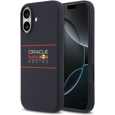 Zadní kryt Red Bull Silicone Horizontal Logo MagSafe pro iPhone 17 Navy Zadní kryt Red Bull Silicone Horizontal Logo MagSafe pro iPhone 17 Navy