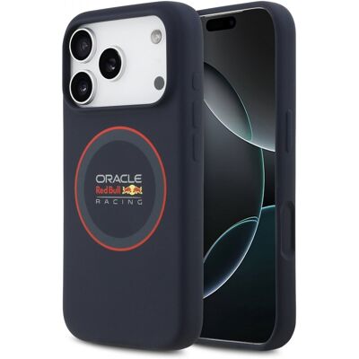Zadní kryt Red Bull Silicone Red Ring MagSafe pro iPhone 17 Pro Navy Zadní kryt Red Bull Silicone Red Ring MagSafe pro iPhone 17 Pro Navy