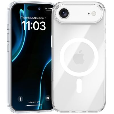 Zadní kryt Benks Magnetic Crystal pro iPhone Air transparentní (tlačítko pro ovládání fotoaparátu) Zadní kryt Benks Magnetic Crystal pro iPhone Air transparentní (tlačítko pro ovládání fotoaparátu)