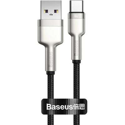 Baseus Cafule Series Metal USB-C Rychlonabíjecí 66W 1m Černý Baseus Cafule Series Metal USB-C Rychlonabíjecí 66W 1m Černý