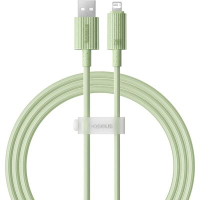 Baseus Datový kabel Habitat Series USB na Lightning 2m Přírodní zelená Baseus Datový kabel Habitat Series USB na Lightning 2m Přírodní zelená