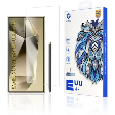 Lito 3D UV Sklo Samsung Galaxy S24 Ultra Průhledné Lito 3D UV Sklo Samsung Galaxy S24 Ultra Průhledné