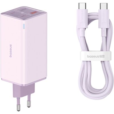 Baseus GaN6 Pro 100W Fialové USB nabíječka Baseus GaN6 Pro 100W Fialové USB nabíječka