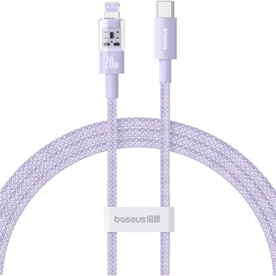 Baseus Gem USB-C na Lightning rychlonabíjecí kabel 1 m 20 W Fialový - USB Kabel Baseus Gem USB-C na Lightning rychlonabíjecí kabel 1 m 20 W Fialový - USB Kabel