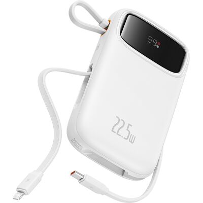 Baseus Power Bank Qpow Pro+ 20000mAh 22.5W Lightning White Baseus Power Bank Qpow Pro+ 20000mAh 22.5W Lightning White