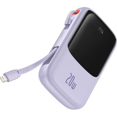 Baseus Power Bank Qpow Pro PPQD030005 20000mAh 20W fialová Baseus Power Bank Qpow Pro PPQD030005 20000mAh 20W fialová