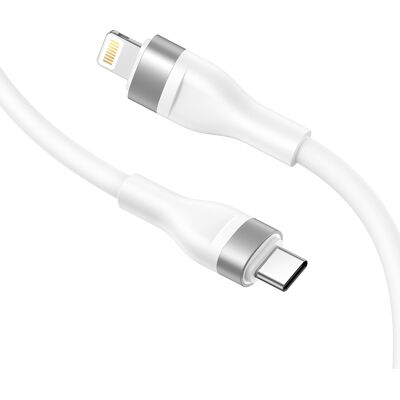 Lito Datový kabel LD02CL Type-C na Lightning Rychlonabíjecí 30W 1.2m bílý Lito Datový kabel LD02CL Type-C na Lightning Rychlonabíjecí 30W 1.2m bílý