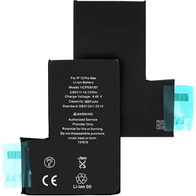 OEM Baterie pro smartphone iPhone 12 Pro Max 3687mAh černá bez flex kabelu OEM Baterie pro smartphone iPhone 12 Pro Max 3687mAh černá bez flex kabelu