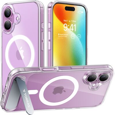 Torras Pstand MagSafe iPhone 16 průhledný Torras Pstand MagSafe iPhone 16 průhledný
