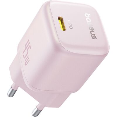 Nabíječka Baseus Wall Charger PicoGo 45W USB-C růžová Nabíječka Baseus Wall Charger PicoGo 45W USB-C růžová