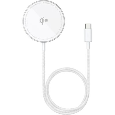 Baseus Magnetic Wireless Charger Simple Mini4 Air 15W mrazivě stříbrná Baseus Magnetic Wireless Charger Simple Mini4 Air 15W mrazivě stříbrná