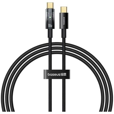 Baseus Data Cable Explorer Type-C Rychlé nabíjení 100W 1m Černá Baseus Data Cable Explorer Type-C Rychlé nabíjení 100W 1m Černá