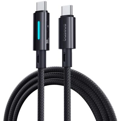 Baseus Data Cable Lit pro Macbook Type-C 100W 1m kosmická černá Baseus Data Cable Lit pro Macbook Type-C 100W 1m kosmická černá