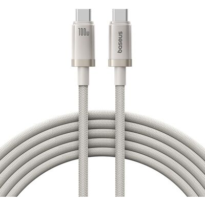 Baseus Data Cable Titanium USB-C na Type-C 100W rychlé nabíjení 2m zlatá Baseus Data Cable Titanium USB-C na Type-C 100W rychlé nabíjení 2m zlatá
