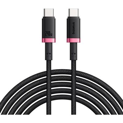 Baseus Data Cable Dura Series pro MacBook Rychlé nabíjení Type-C 1m červená černá Baseus Data Cable Dura Series pro MacBook Rychlé nabíjení Type-C 1m červená černá