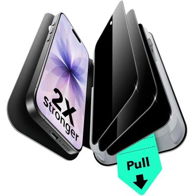 ESR Privacy Tempered Glass UltraFit (3 kusy) iPhone 17 iPhone 16 Pro černá ESR Privacy Tempered Glass UltraFit (3 kusy) iPhone 17 iPhone 16 Pro černá