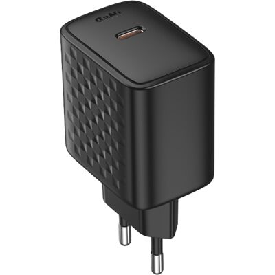 Lito nabíječka do zdi LC20 Type-C výstup PD45W GaN EU zástrčka černá Lito nabíječka do zdi LC20 Type-C výstup PD45W GaN EU zástrčka černá