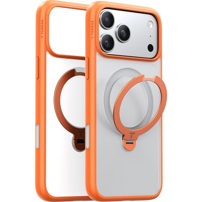 Torras Ostand Spin MagSafe Series pro iPhone 17 Pro oranžová Torras Ostand Spin MagSafe Series pro iPhone 17 Pro oranžová