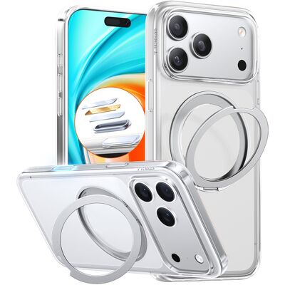Torras Ostand Pro MagSafe Series pro iPhone 17 Pro Max průhledný Torras Ostand Pro MagSafe Series pro iPhone 17 Pro Max průhledný