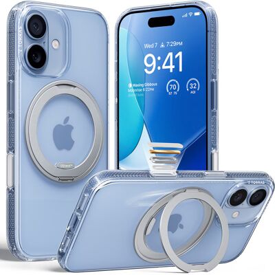 Torras Ostand R Fitness Series iPhone 17 průhledný obal Torras Ostand R Fitness Series iPhone 17 průhledný obal