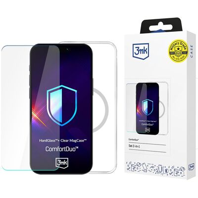Sada krytů Magcase Clear Comfortduo 3Mk pro Apple Iphone 16 Pro - Pouzdro Sada krytů Magcase Clear Comfortduo 3Mk pro Apple Iphone 16 Pro - Pouzdro