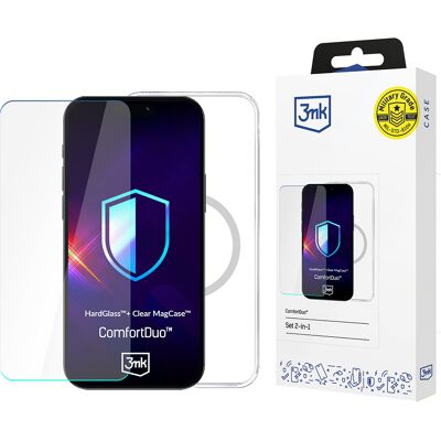 3mk ComfortDuo Glass + MagCase iPhone 16 Pro Max průhledný 3mk ComfortDuo Glass + MagCase iPhone 16 Pro Max průhledný