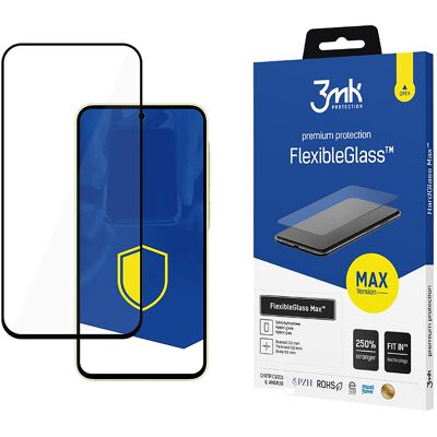 3mk FlexibleGlass Max pro Samsung Galaxy A35 5G černá 3mk FlexibleGlass Max pro Samsung Galaxy A35 5G černá