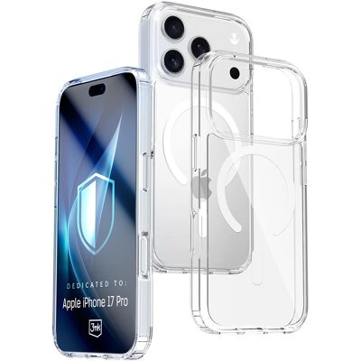 3mk Armor MagCase pro iPhone 17 Pro průhledný 3mk Armor MagCase pro iPhone 17 Pro průhledný