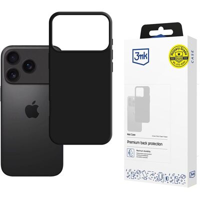 3mk Matt Case pro iPhone 17 Pro Max černý 3mk Matt Case pro iPhone 17 Pro Max černý