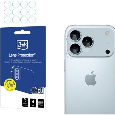 3mk Lens Protection (4 ks) iPhone 17 Pro průhledný 3mk Lens Protection (4 ks) iPhone 17 Pro průhledný
