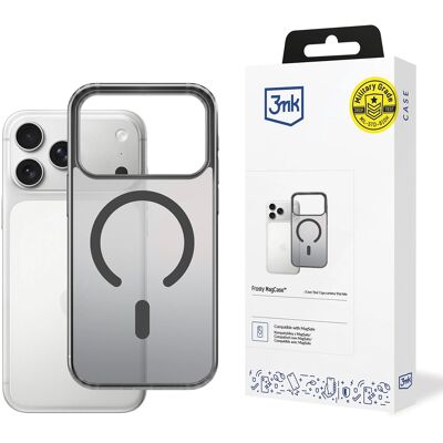 3mk Frosty MagCase pro iPhone 17 Pro Max černý 3mk Frosty MagCase pro iPhone 17 Pro Max černý