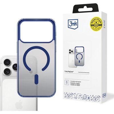 3mk Frosty MagCase pro iPhone 17 Pro Max modrá 3mk Frosty MagCase pro iPhone 17 Pro Max modrá