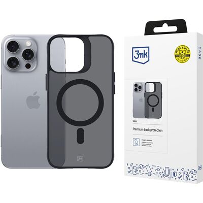 3mk Smoke MagCase pro iPhone 16 Pro Max černý 3mk Smoke MagCase pro iPhone 16 Pro Max černý
