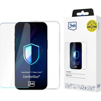 3mk ComfortDuo sklo a pouzdro iPhone 16 Pro průhledné 3mk ComfortDuo sklo a pouzdro iPhone 16 Pro průhledné