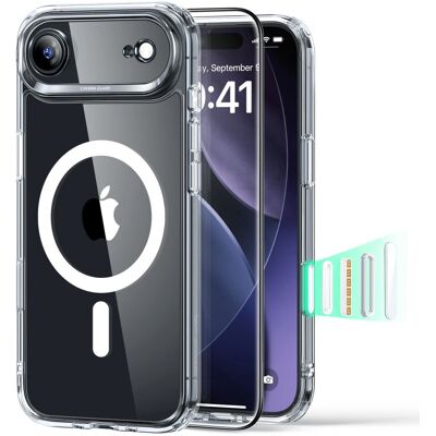 ESR Classic Hybrid HaloLock s ochranným sklem iPhone 17 Air průhledný ESR Classic Hybrid HaloLock s ochranným sklem iPhone 17 Air průhledný