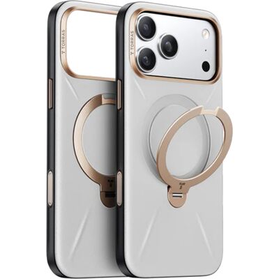 Torras QPRO Leather Series iPhone 17 Pro šedý Torras QPRO Leather Series iPhone 17 Pro šedý