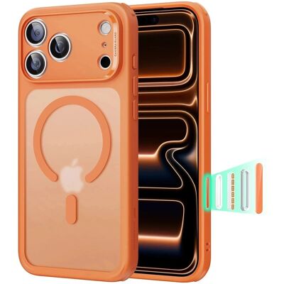 ESR Classic Hybrid HaloLock pro iPhone 17 Pro Max Frosted Orange ESR Classic Hybrid HaloLock pro iPhone 17 Pro Max Frosted Orange