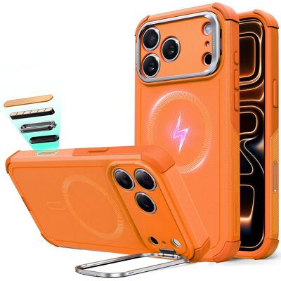 ESR Cyber Armor Kickstand pro iPhone 17 Pro Max oranžový ESR Cyber Armor Kickstand pro iPhone 17 Pro Max oranžový