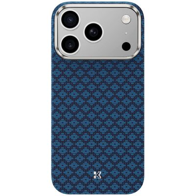Benks magnetické kevlarové pouzdro Armor Air Armor Grid s kovovým rámem 600D (0069) pro iPhone 17 Pro modré Benks magnetické kevlarové pouzdro Armor Air Armor Grid s kovovým rámem 600D (0069) pro iPhone 17 Pro modré