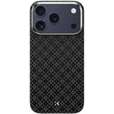 Benks Magnetic Armor Air Armor Grid kevlarové pouzdro s kovovým rámem 600D (B070) pro iPhone 17 Pro Max černé Benks Magnetic Armor Air Armor Grid kevlarové pouzdro s kovovým rámem 600D (B070) pro iPhone 17 Pro Max černé