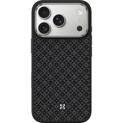Benks Magnetic Armor Pro Armor Grid kevlarové pouzdro s kovovým rámem 600D (Y070) pro iPhone 17 Pro Max černé Benks Magnetic Armor Pro Armor Grid kevlarové pouzdro s kovovým rámem 600D (Y070) pro iPhone 17 Pro Max černé