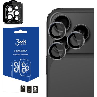 3mk - Lens Protection Pro - iPhone 17 Pro / iPhone 17 Pro Max - Titanium Gray 3mk - Lens Protection Pro - iPhone 17 Pro / iPhone 17 Pro Max - Titanium Gray