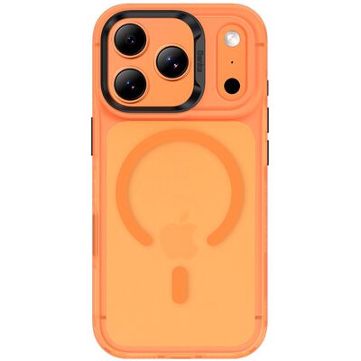 Magnetické pancéřové pouzdro Benks Lucid Armor (C069) pro iPhone 17 Pro (s tlačítkem pro ovládání fotoaparátu), oranžové Magnetické pancéřové pouzdro Benks Lucid Armor (C069) pro iPhone 17 Pro (s tlačítkem pro ovládání fotoaparátu), oranžové