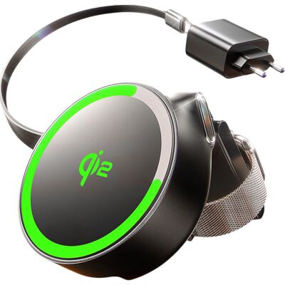 Lisen - bezdrátová nabíječka W103 (YL0324090008) - MagSafe, rychlé nabíjení, 3v1, Qi2, s kabelem Type-C, síťová nabíječka - černá Lisen - bezdrátová nabíječka W103 (YL0324090008) - MagSafe, rychlé nabíjení, 3v1, Qi2, s kabelem Type-C, síťová nabíječka - černá