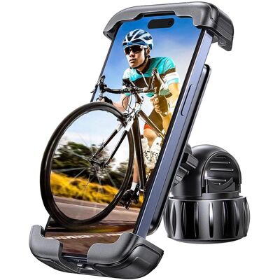 Lisen - držák telefonu na kolo (YL0423080007) - magnetický úchyt, proti otřesům, nárazuvzdorný, gumové podložky, rotace 360°, pro telefony 4-7", černá Lisen - držák telefonu na kolo (YL0423080007) - magnetický úchyt, proti otřesům, nárazuvzdorný, gumové podložky, rotace 360°, pro telefony 4-7", černá