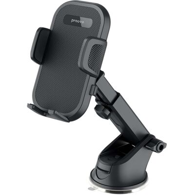 Proove - držák do auta Longway Plaid (CHLP00000001) - na čelní sklo/palubní desku, s přísavkou, pro telefony 4,7''-6,9'', černá Proove - držák do auta Longway Plaid (CHLP00000001) - na čelní sklo/palubní desku, s přísavkou, pro telefony 4,7''-6,9'', černá