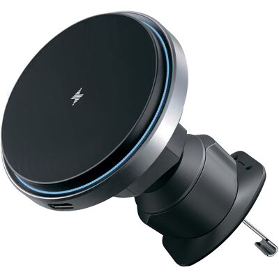 Proove - Držák do auta s bezdrátovým nabíjením Magic Circle Pro (WHMP15010001) - MagSafe, do mřížky ventilace, 360, Qi2 15W, LED - černá Proove - Držák do auta s bezdrátovým nabíjením Magic Circle Pro (WHMP15010001) - MagSafe, do mřížky ventilace, 360, Qi2 15W, LED - černá